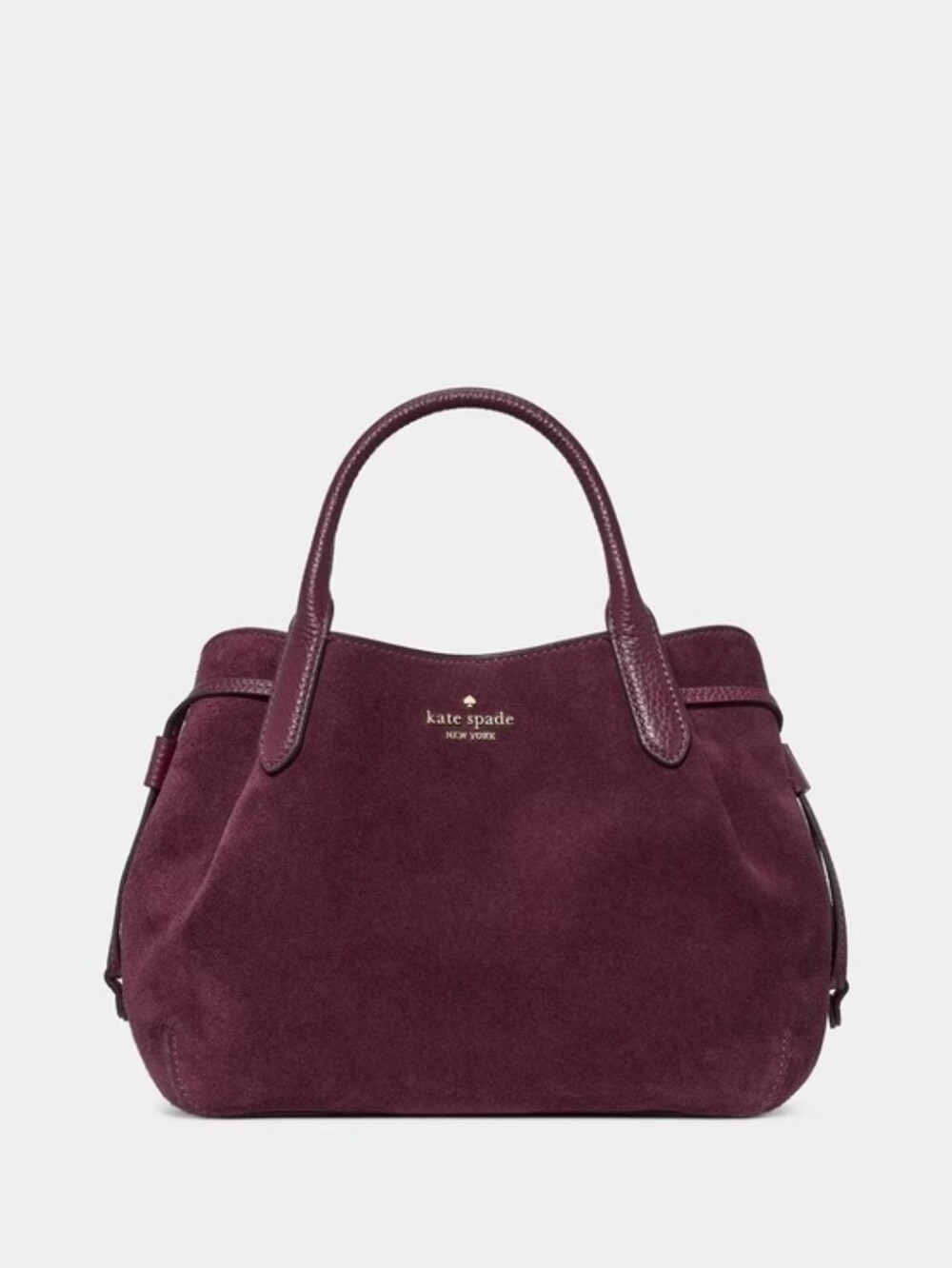 NWT Kate Spade Dumpling Suede Satchel Bag